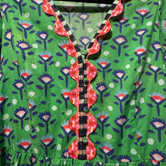 CeliaB Green Floral Midi Dress - Picture 3 of 6